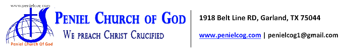 Peniel Church of God logo
