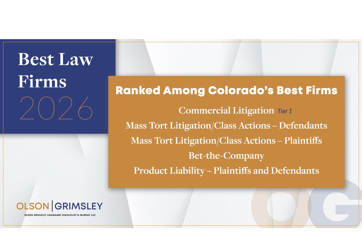 Olson Grimsley Earns 2026 Best Law Firms Honors