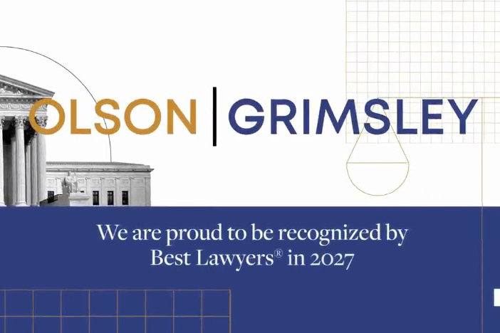 Olson Grimsley Attorneys Honored in 2027 Edition of The Best Lawyers in America