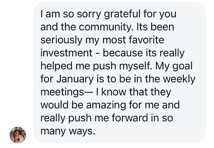 Testimonial of what it's like to work with Natty Writes and receive blog writing services.