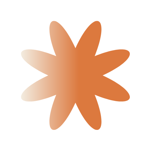 A circular target-like diagram with green and yellow gradient rings and a pointed orange arrow.