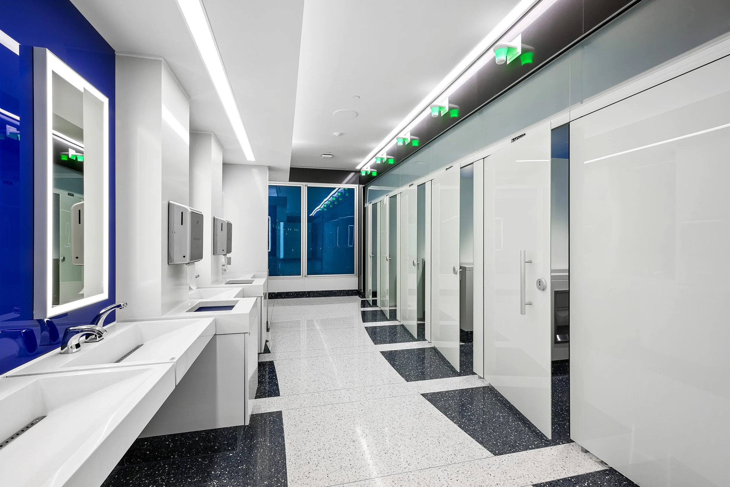 BWI Airport Bathroom - Maryland Commercial Architectural Photography