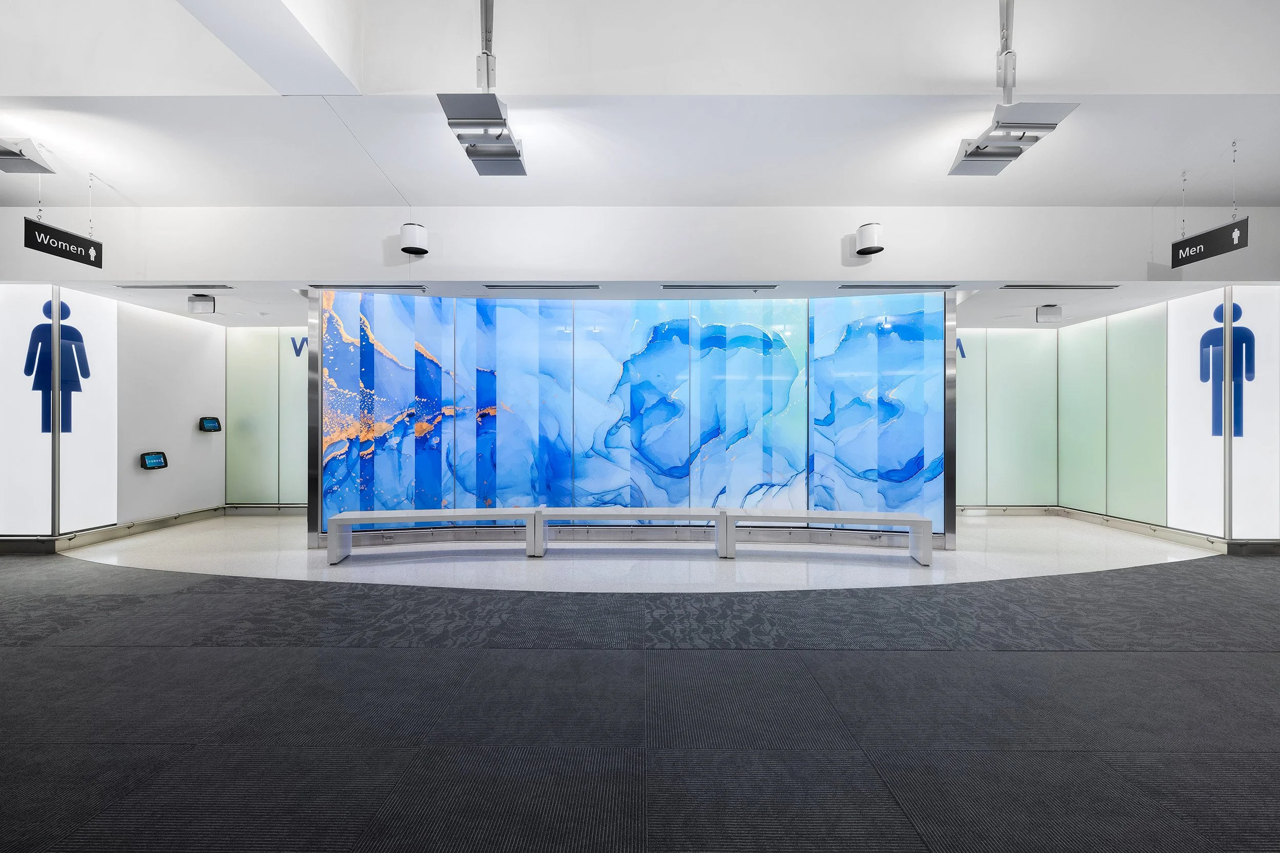 BWI Airport Bathroom - Maryland Commercial Architectural Photography