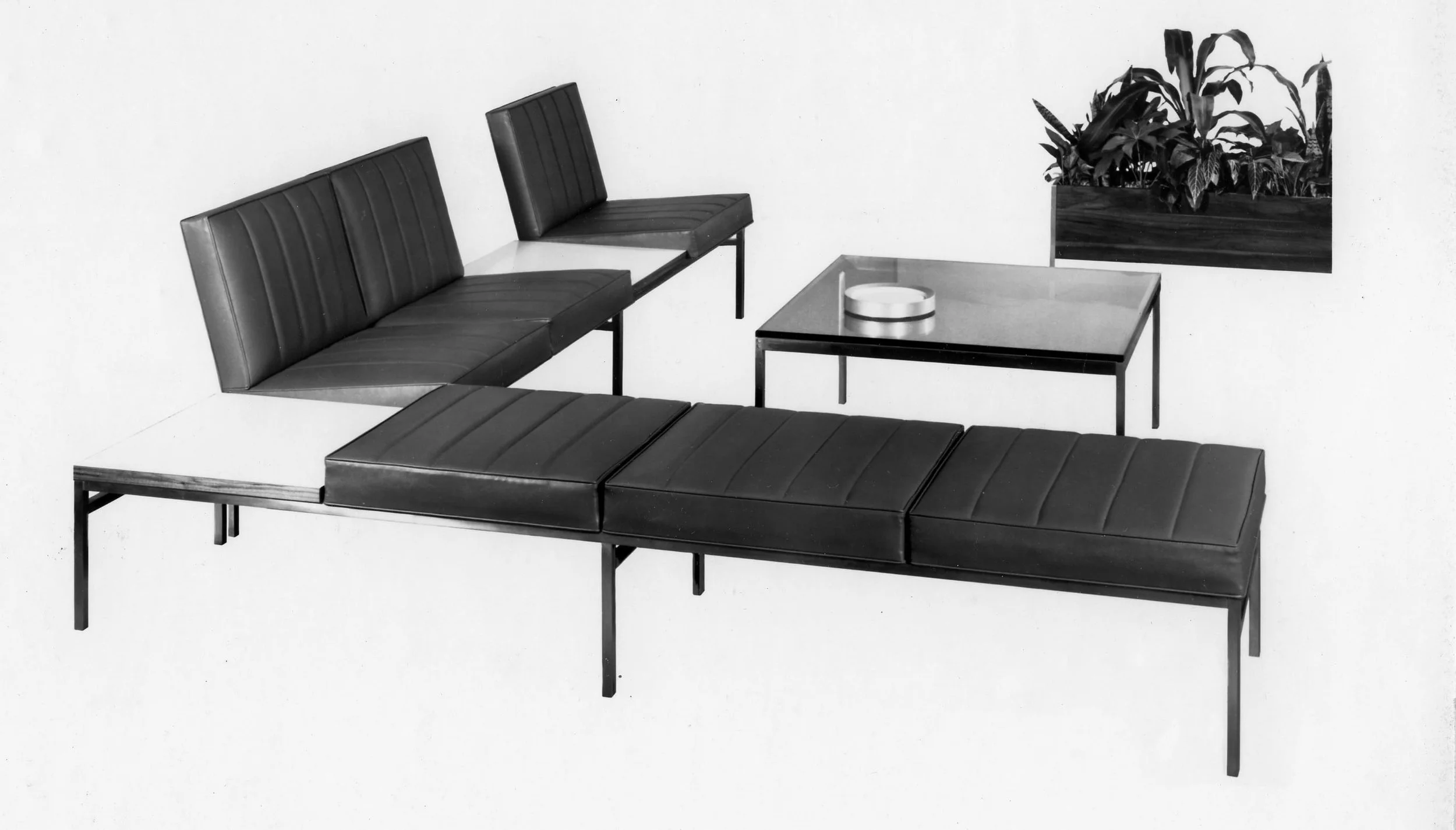 "inline" seating system