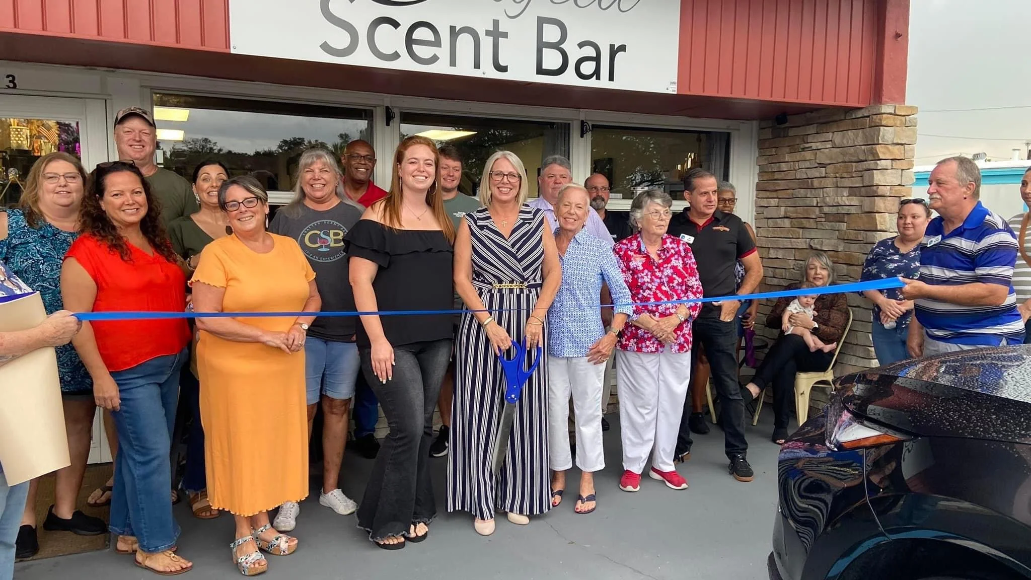 Ribbon Cutting to kick off candle month