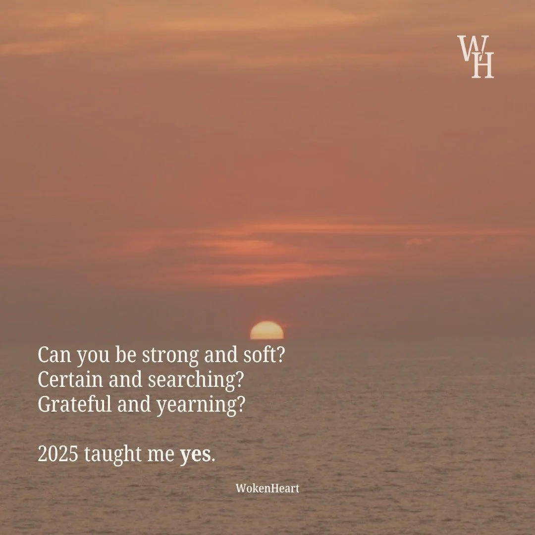 2025 was a year of duality.

Hardship and celebration. Joy and sadness. Clarity and uncertainty.

It taught me that life is a constant ebb and flow, and that you can hold two truths at once. That growth doesn't always feel good. That endings make spa
