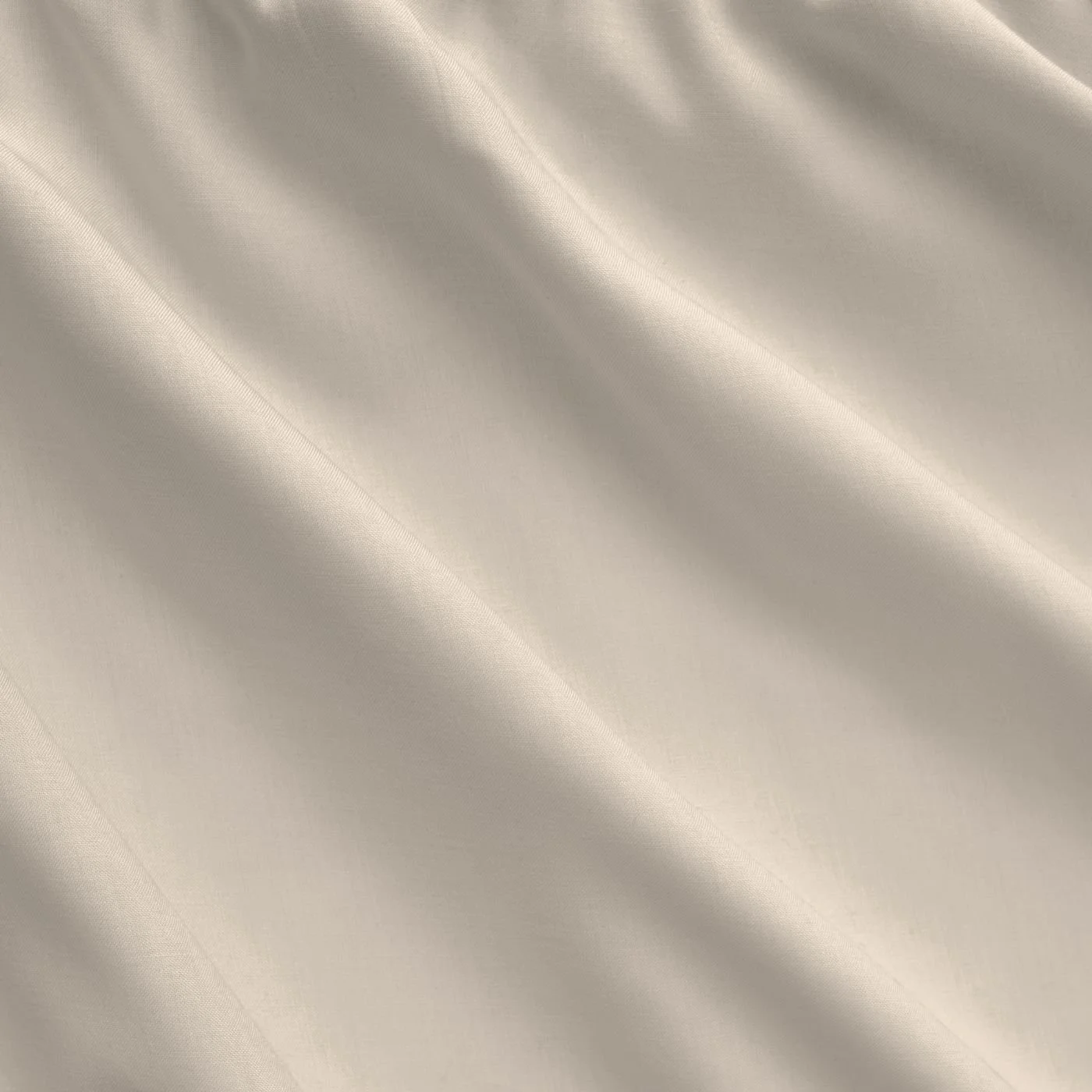 Smooth, light-colored fabric with subtle folds and a soft sheen.