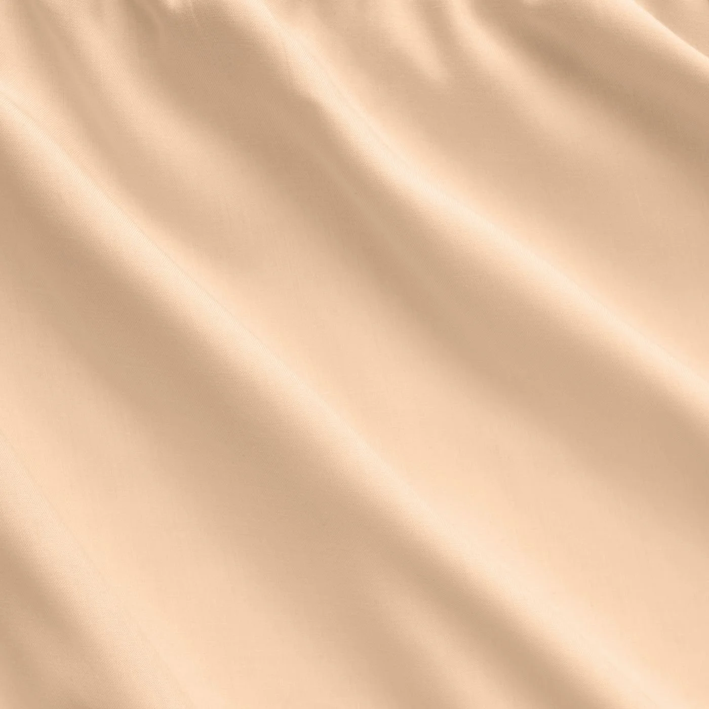 A smooth, beige-colored fabric with gentle folds.
