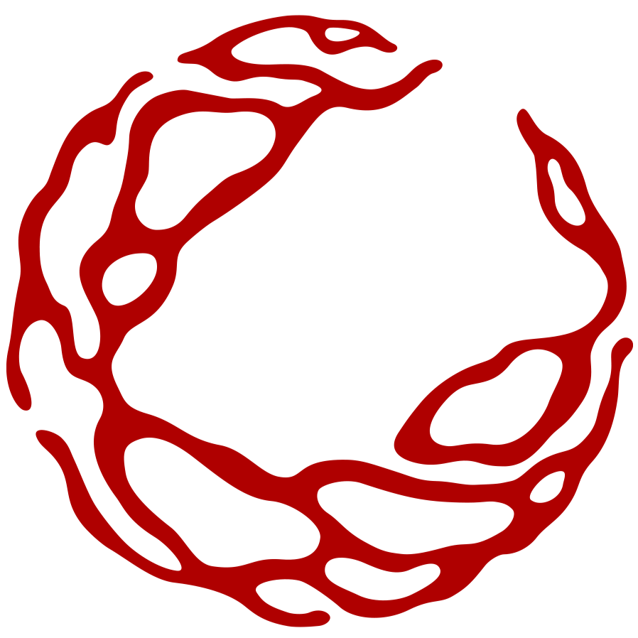 Skin Deep Collective red logo, fluid, sensual