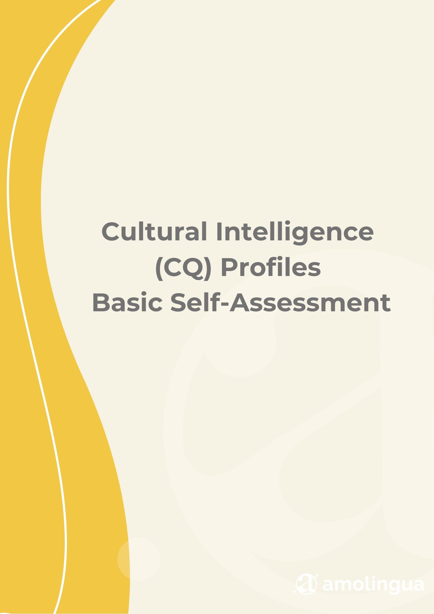Autoavaliação dos perfis básicos de inteligência cultural (CQ) por Amolingua