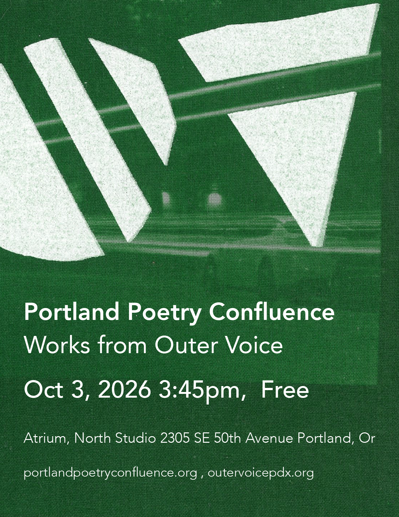 Works from Outer Voice at The Portland Poetry Confluence
