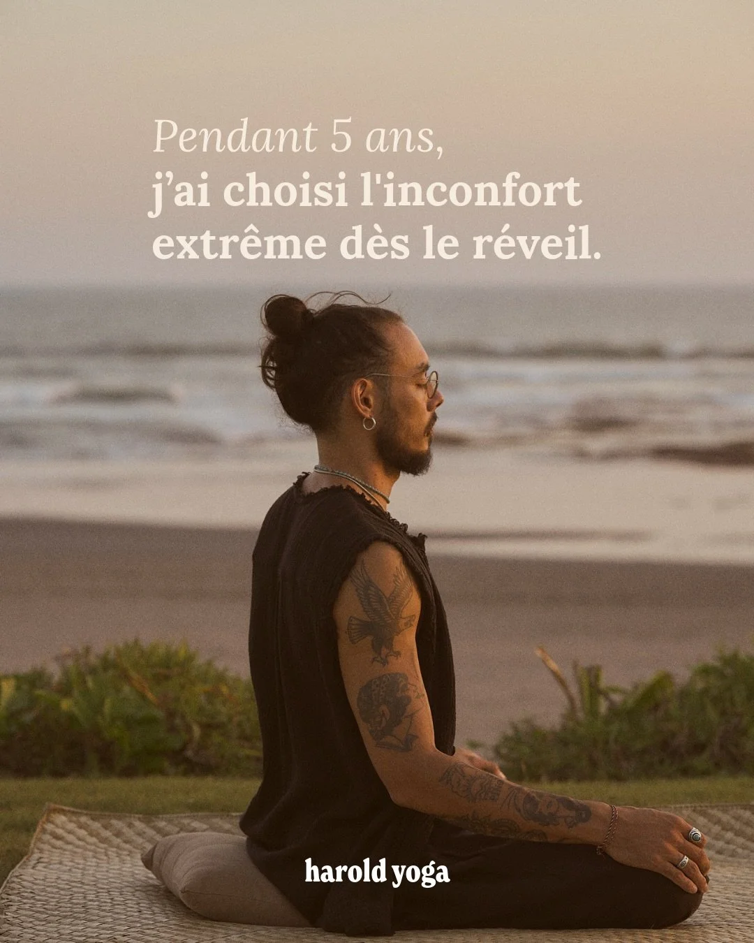 C&rsquo;est souvent &agrave; travers l&rsquo;exploration de diff&eacute;rentes pratiques, parfois en allant jusque dans les extr&ecirc;mes, que j&rsquo;ai pu connecter avec cette force int&eacute;rieure qui m&rsquo;habite. 

Et &agrave; chaque fois, 