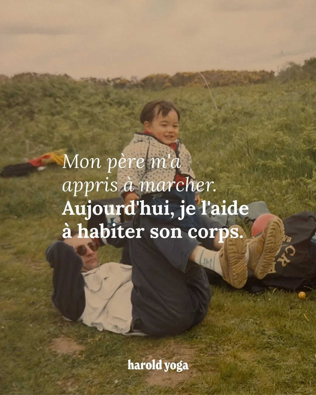 Mon p&egrave;re ne m&rsquo;a jamais dit qu&rsquo;il prenait soin de moi. Il le faisait, simplement, en tenant mes mains pour m&rsquo;apprendre &agrave; marcher, en m&rsquo;accompagnant &agrave; mes matchs de foot ou de tennis, en restant l&agrave;, d
