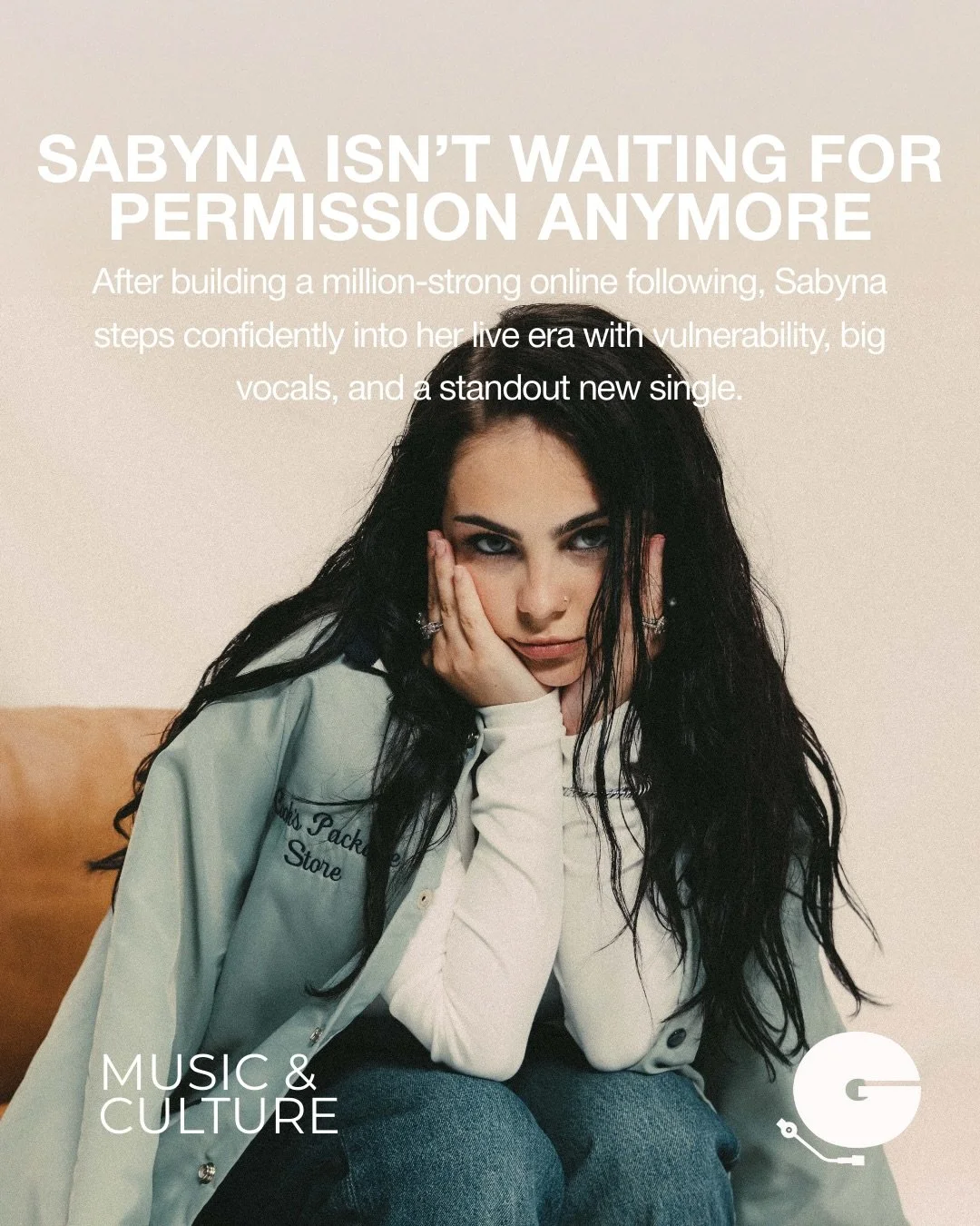 From bedroom tiktoks to a sold-out London headline, Sabyna&rsquo;s (@itssabyna) rise feels both fast and deeply earned. Her new single, &ldquo;Permission to Talk,&rdquo; lands at a moment where her voice is clearer, louder, and more honest than ever.