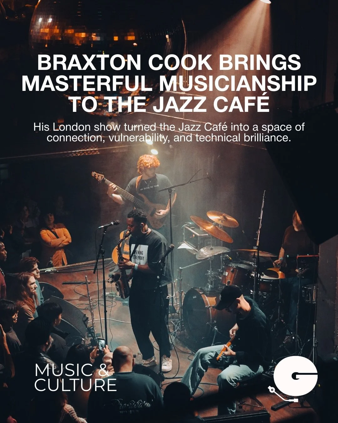 Braxton Cook (@braxton_cook) at the Jazz Caf&eacute; (@thejazzcafe) ★

His Not Everyone Can Go tour is a profound exploration of fatherhood, legacy, and love, expressed through virtuosic musicianship and raw honesty. From &lsquo;My Sun&rsquo; to &lsq