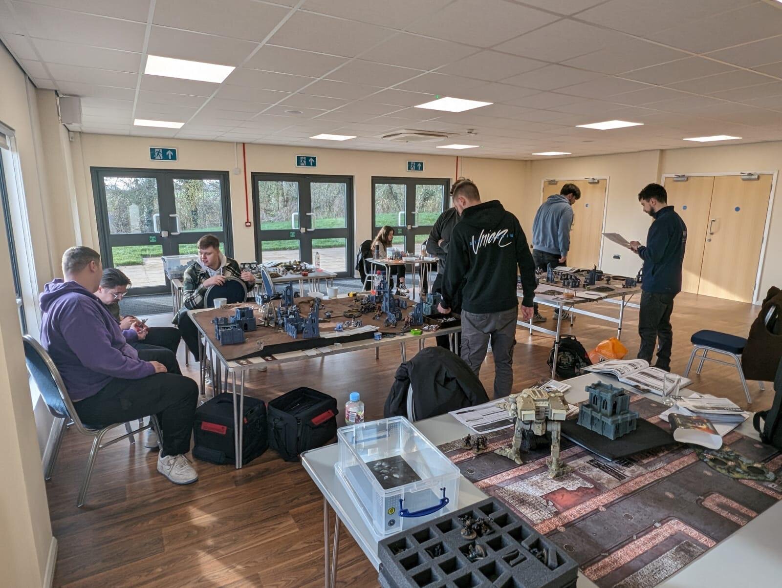 We were happy to host a #warhammer games day event in the Village Hall. A great success, that we will open to the public soon. More information to come...