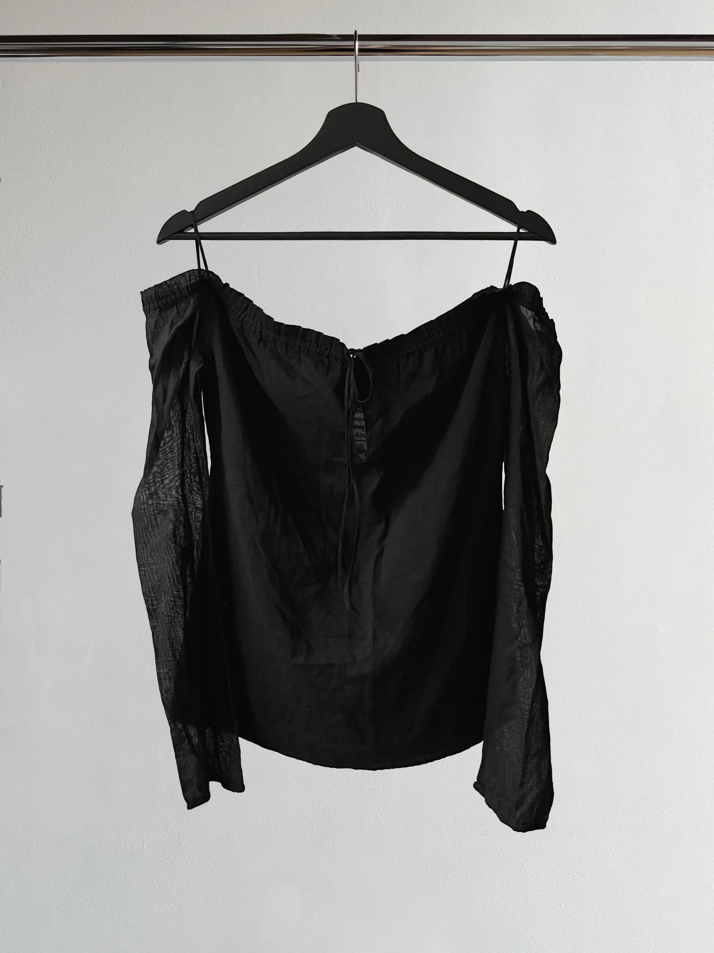 PRADA VOILE KEYHOLE TOP