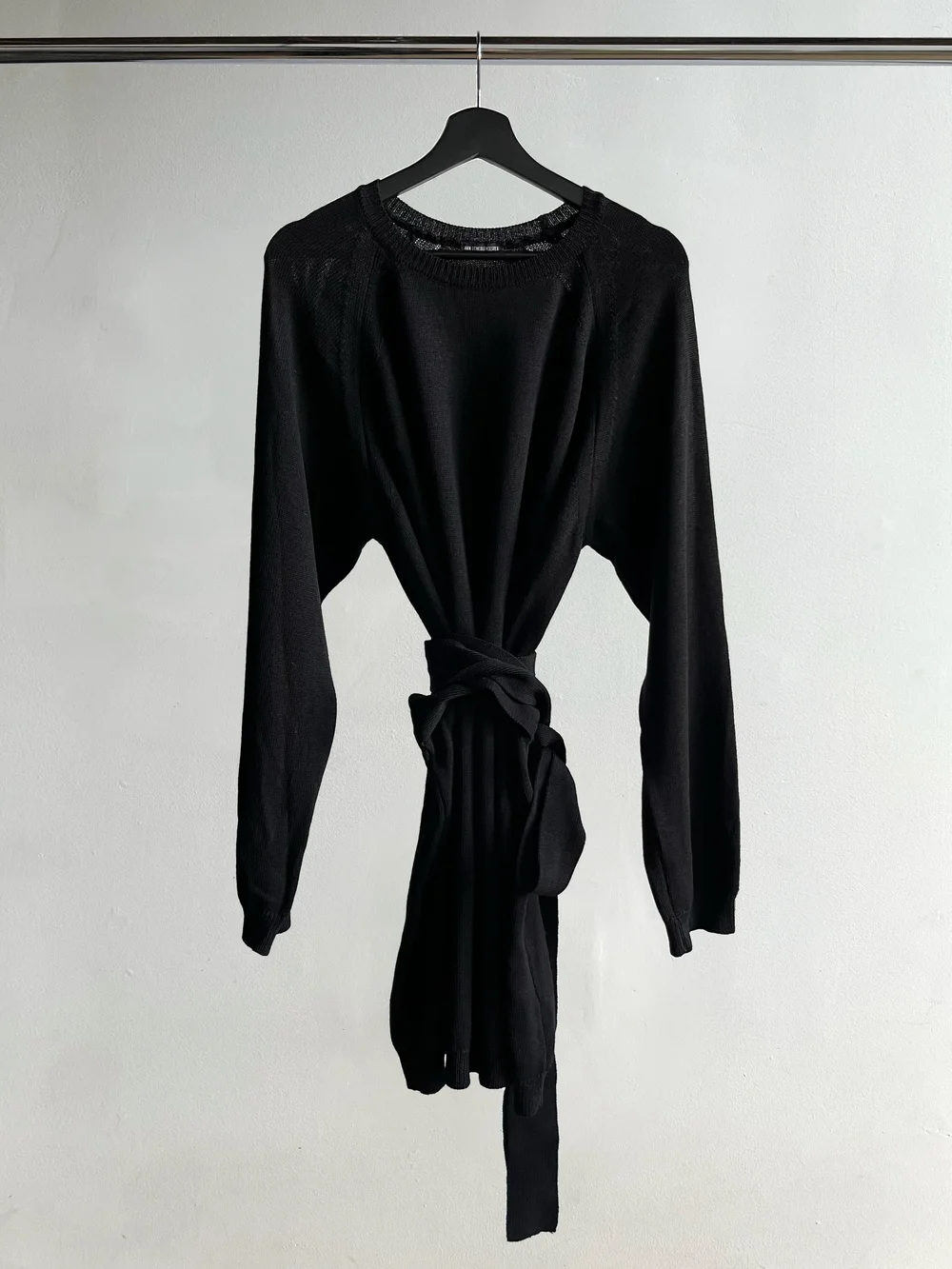 ann demeulemeester grey knit dress ANN DEMEULEMEESTER FW 13 Sparkle Knit – PARYSEYE main image 1