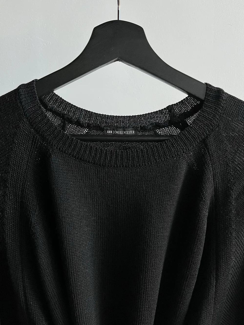 ANN DEMEULEMEESTER TIE SWEATER DRESS  UNTITLED VINTAGE