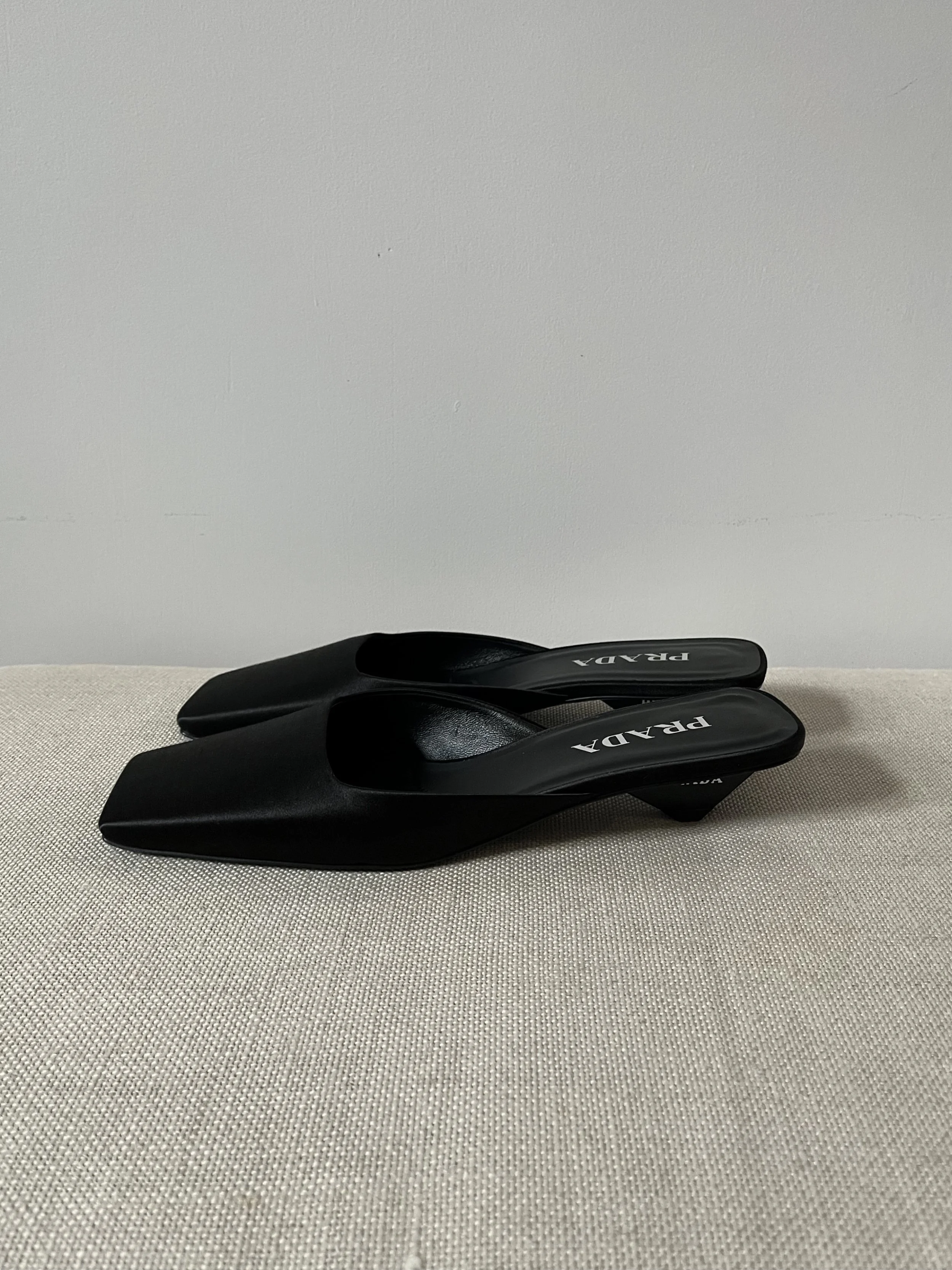 PRADA SATIN MULE