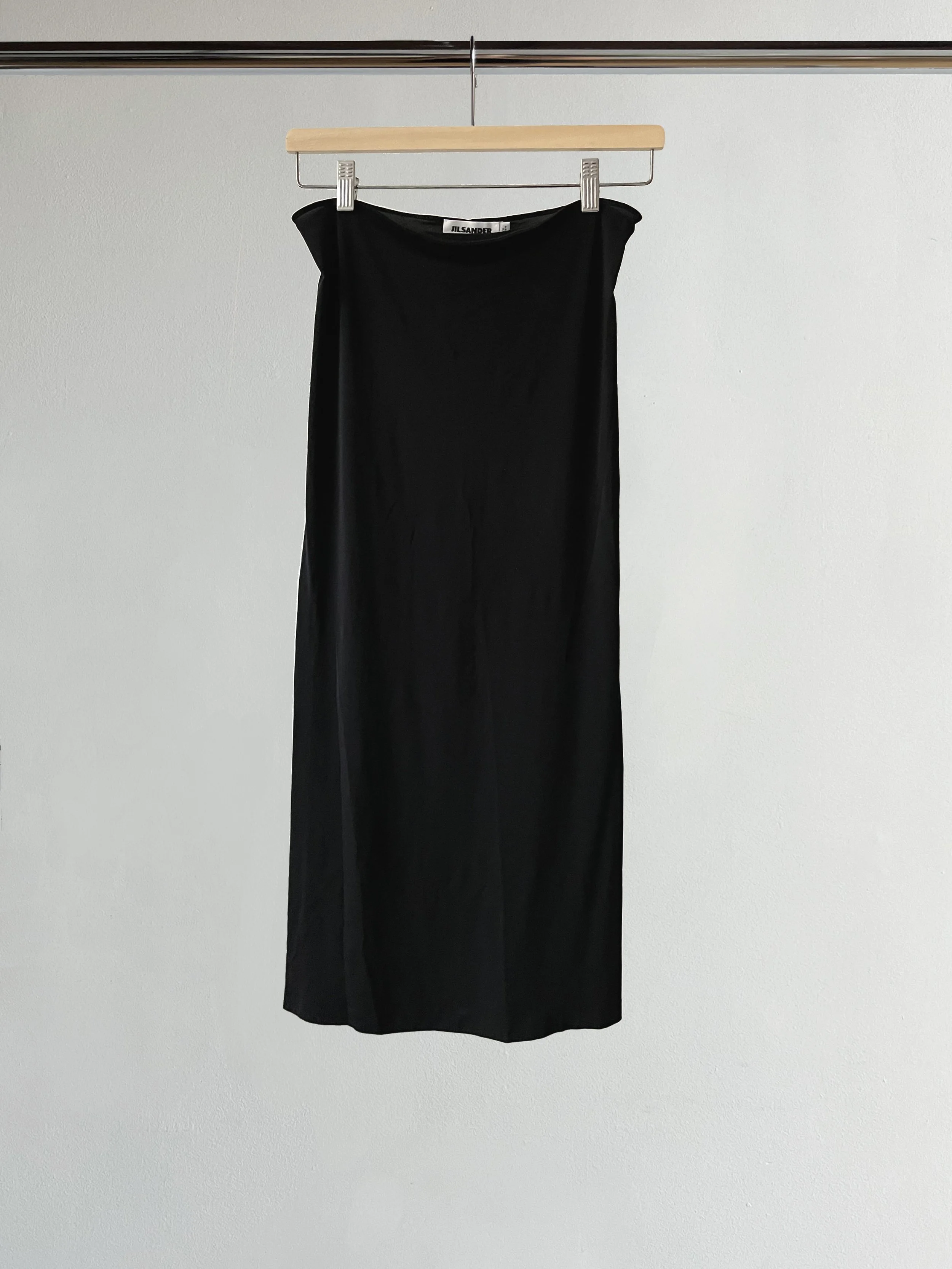 JIL SANDER NYLON SLIP SKIRT