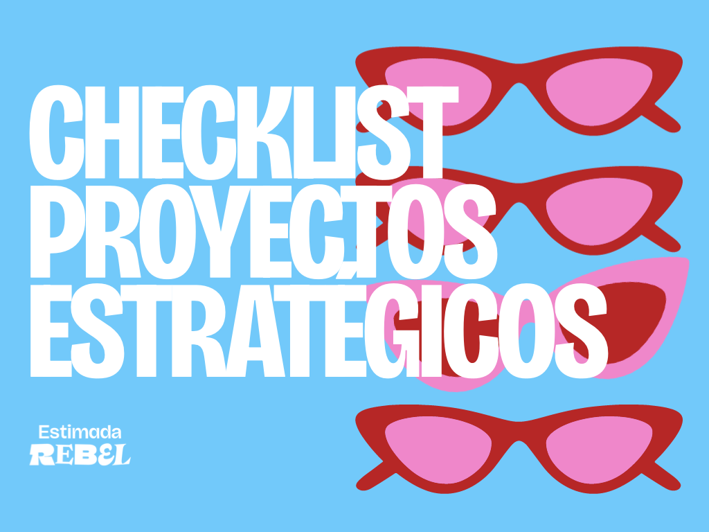 Checklist Proyectos Estratégicos