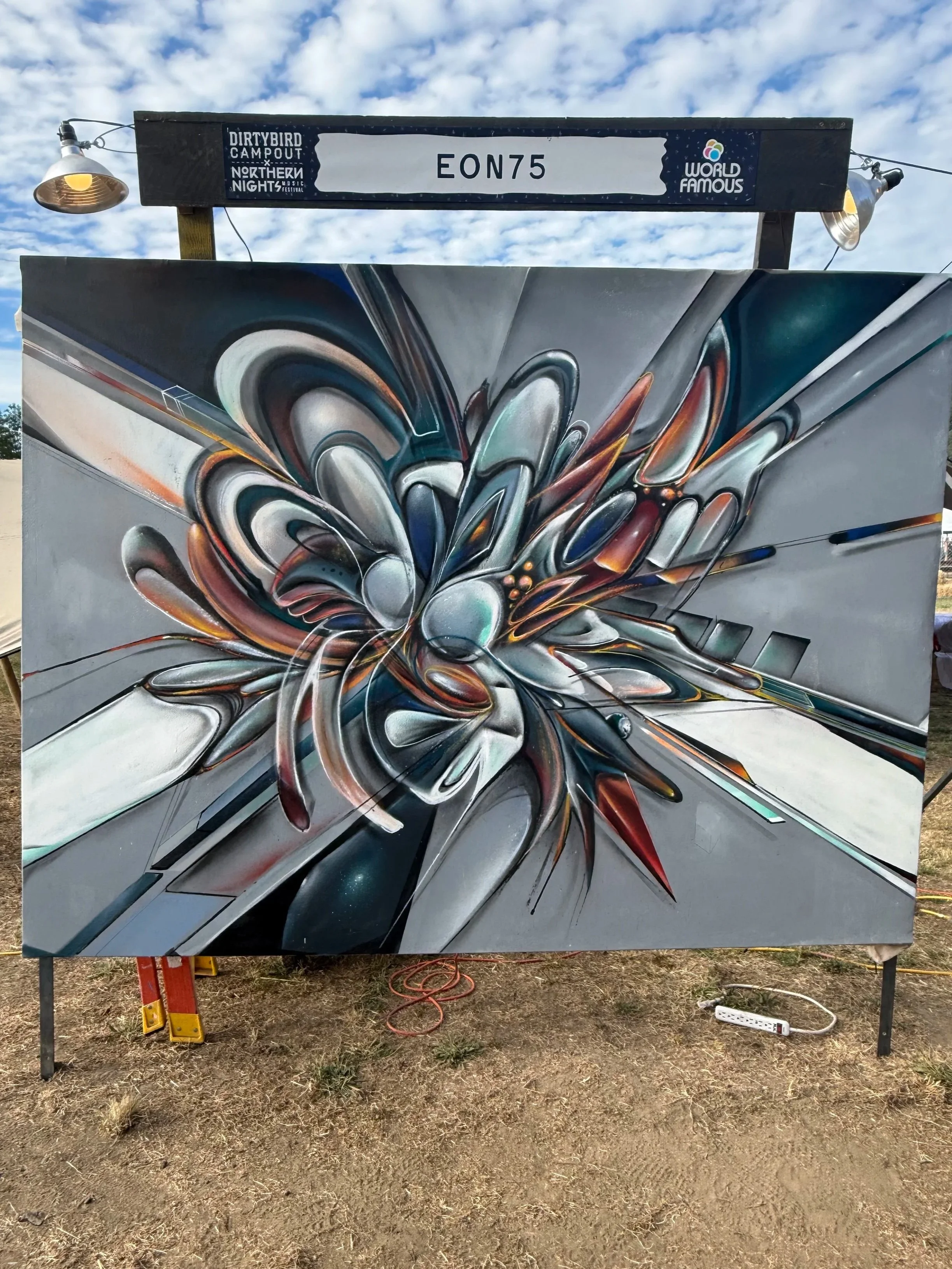 Painted over three days at Norther nights music festival in northern california
