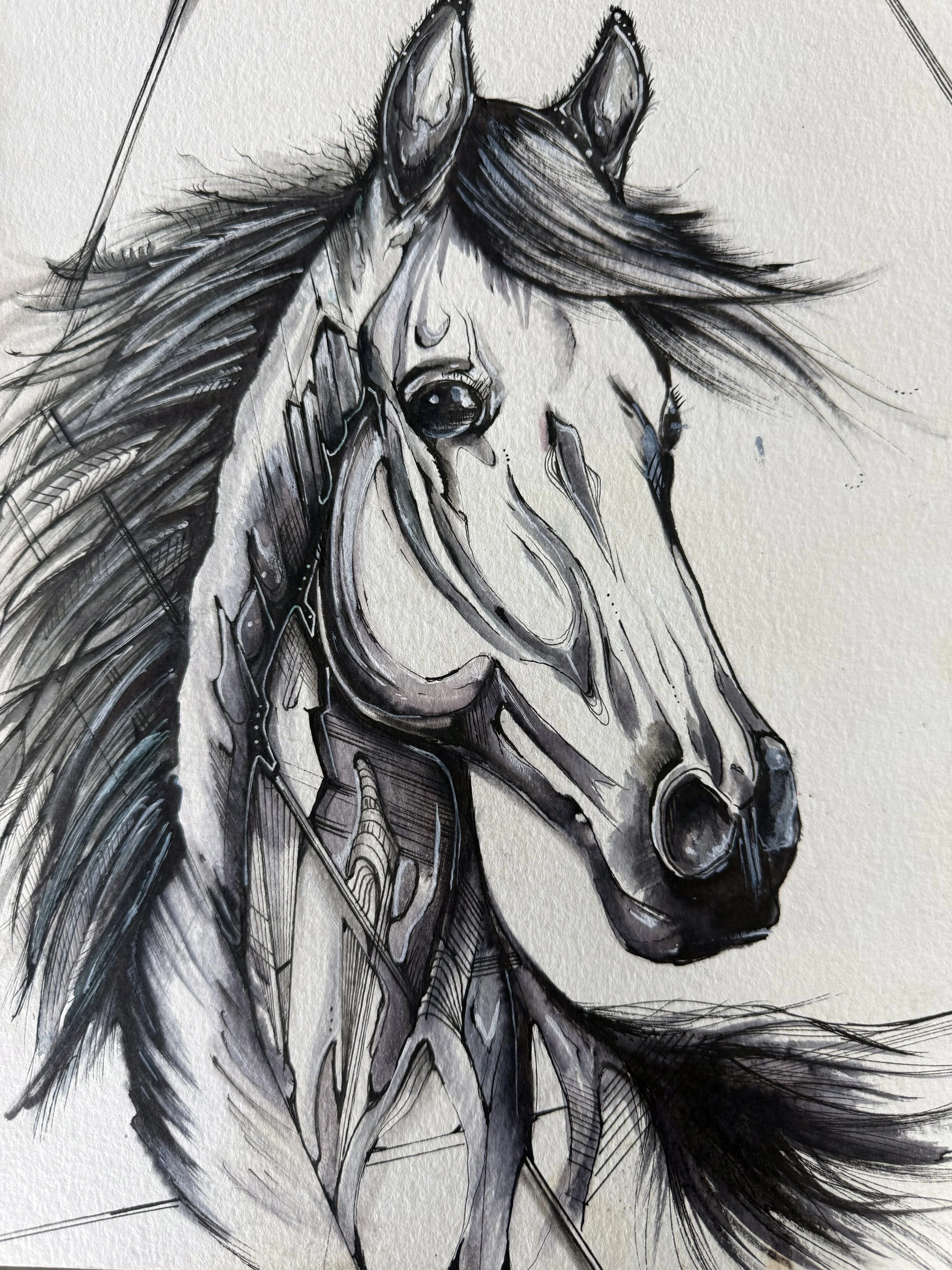 Watercolor Horse