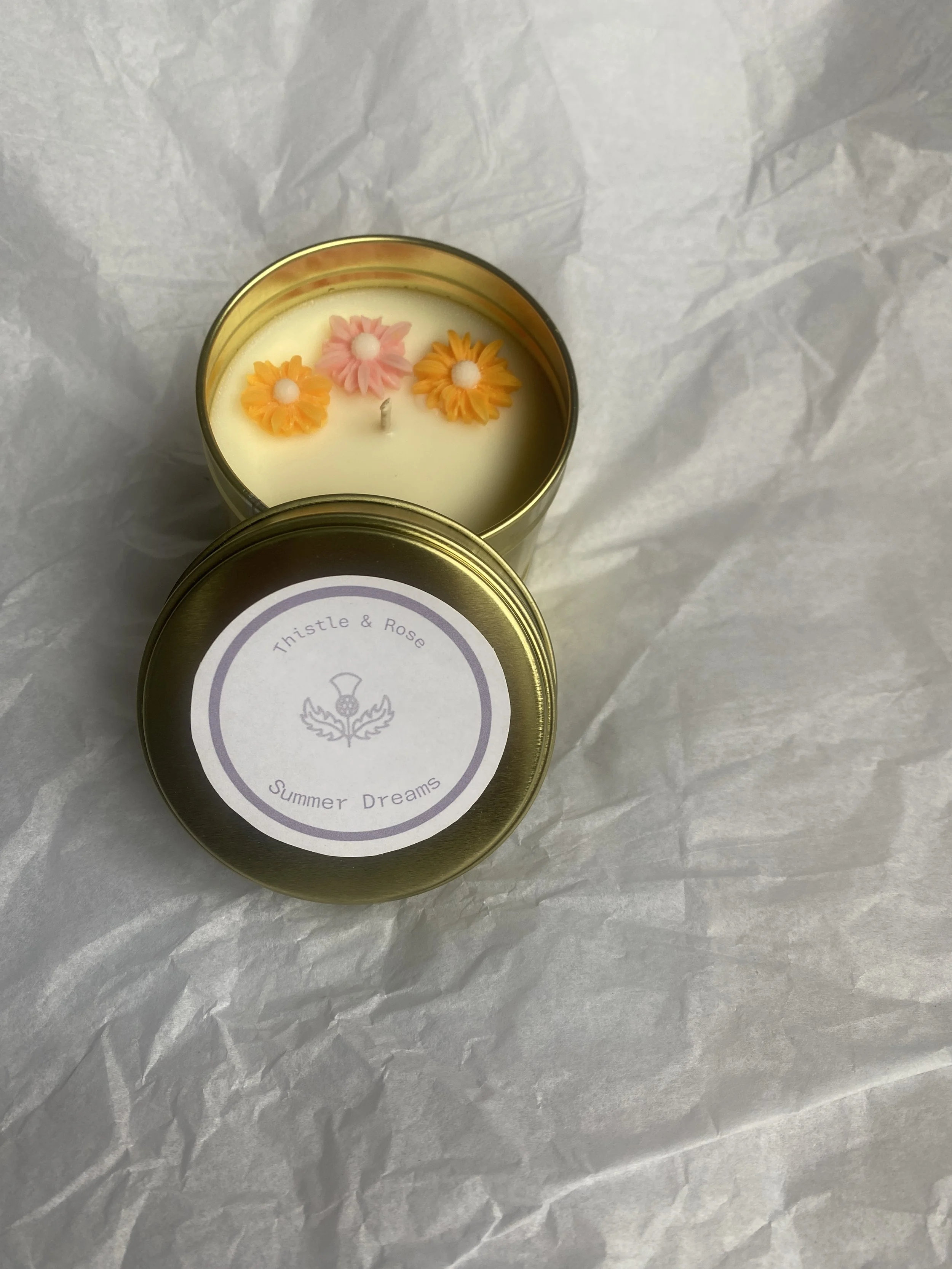 Summer Dreams candle tin