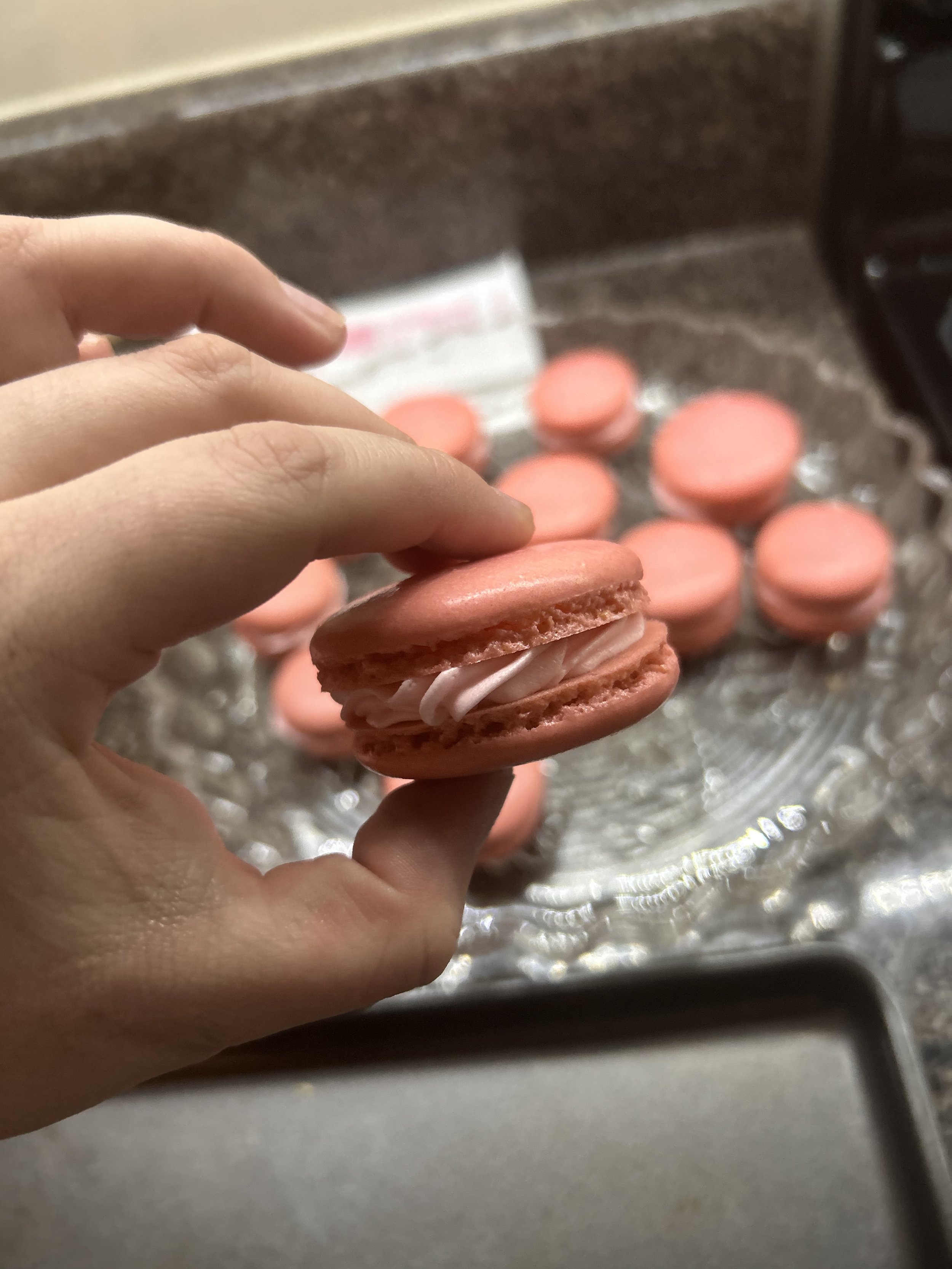 Raspberry Macaron