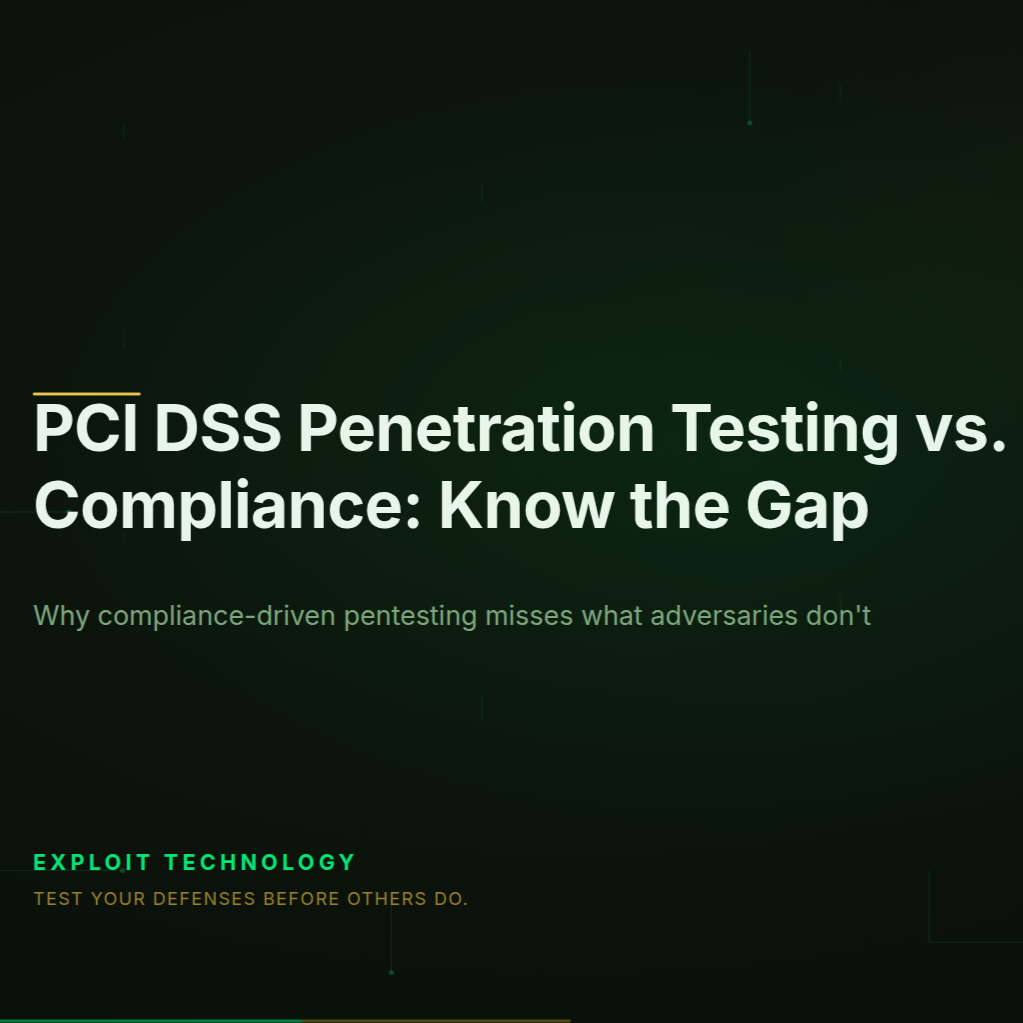 PCI DSS Penetration Testing vs. Compliance: Know the Gap