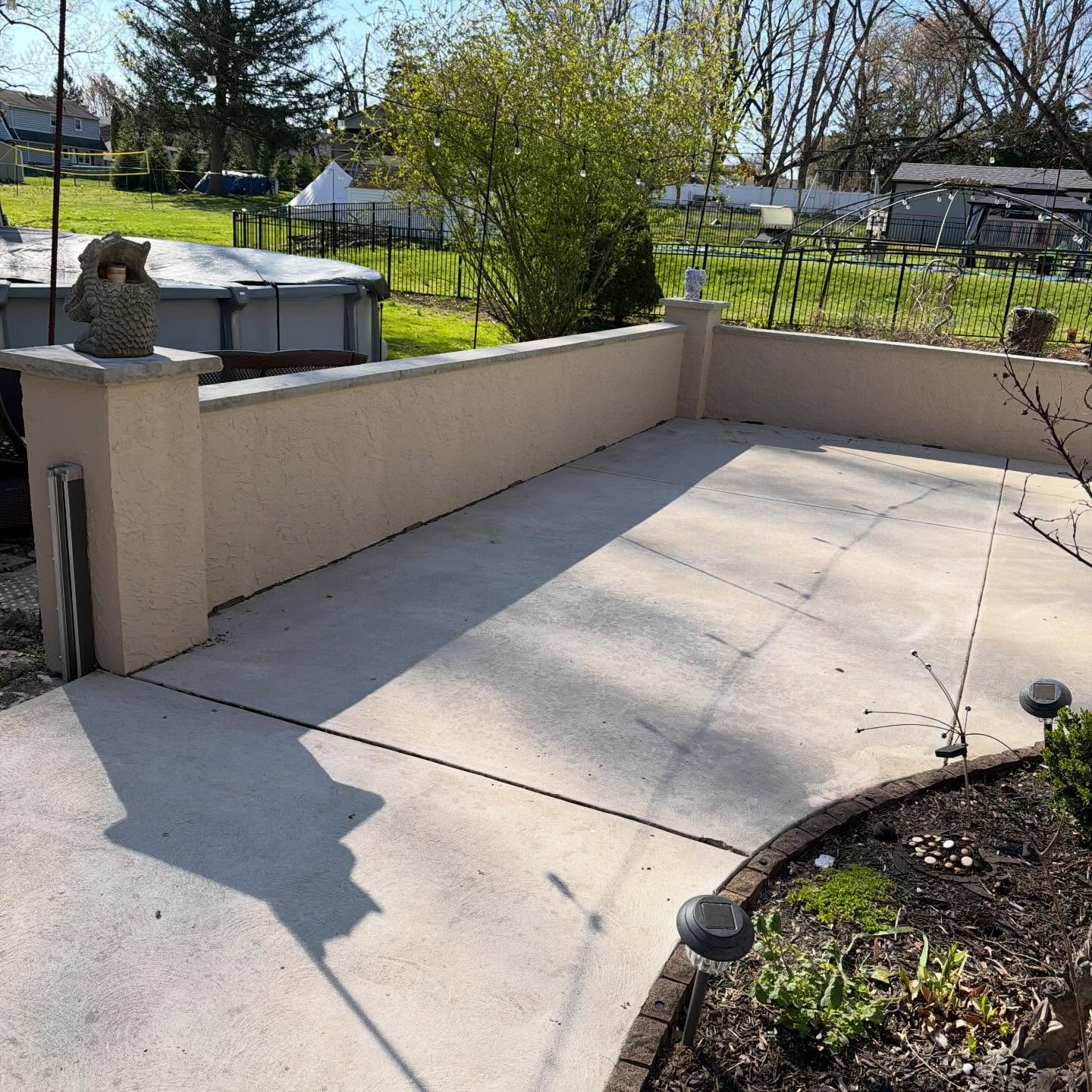 After vs Before: what a lil ✨power wash✨ can do to get your home ready for the spring weather!