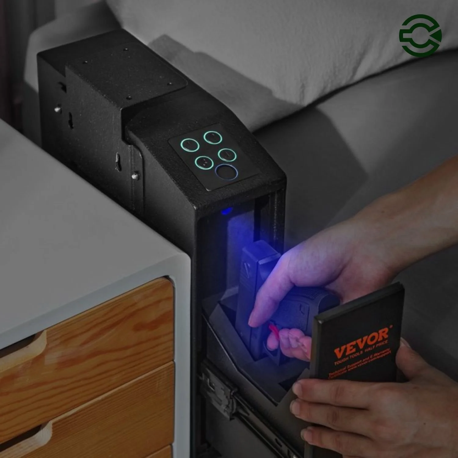 vevor mounted gun safe