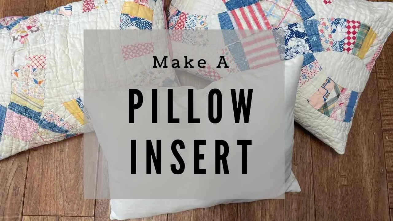 Large Thumbnail to How to Make A Pillow Insert tutorial