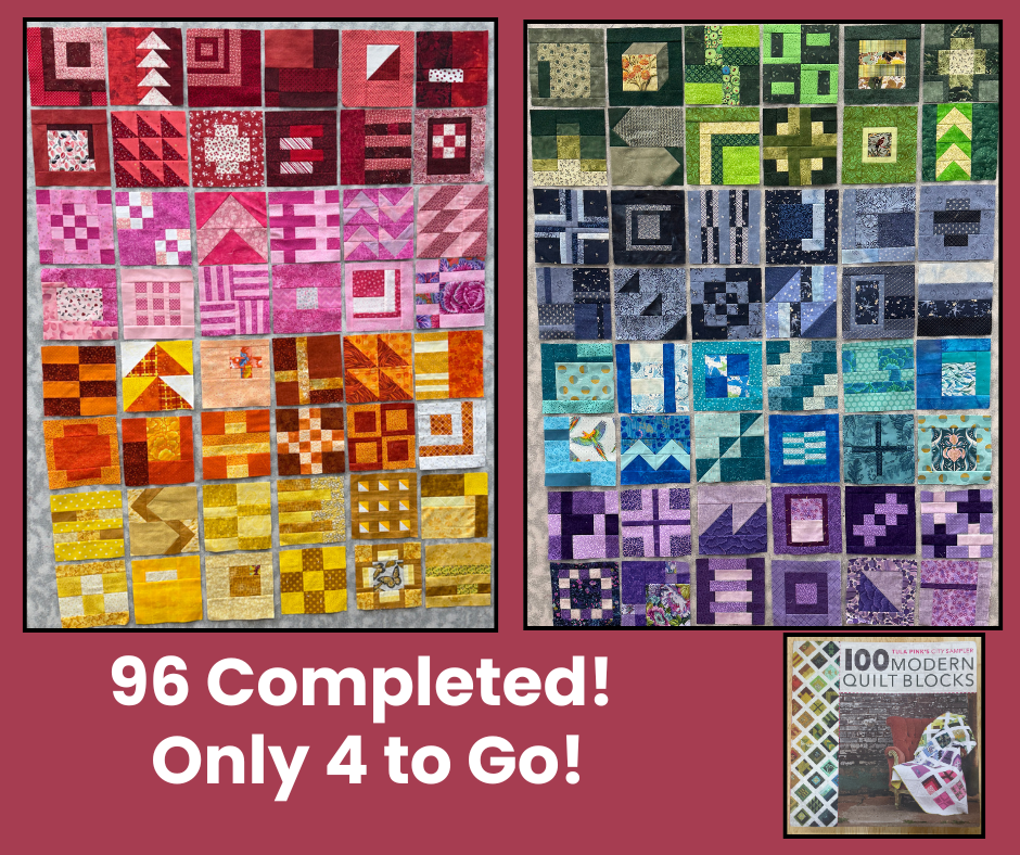 96 of the 100 Modern Quilt Blocks