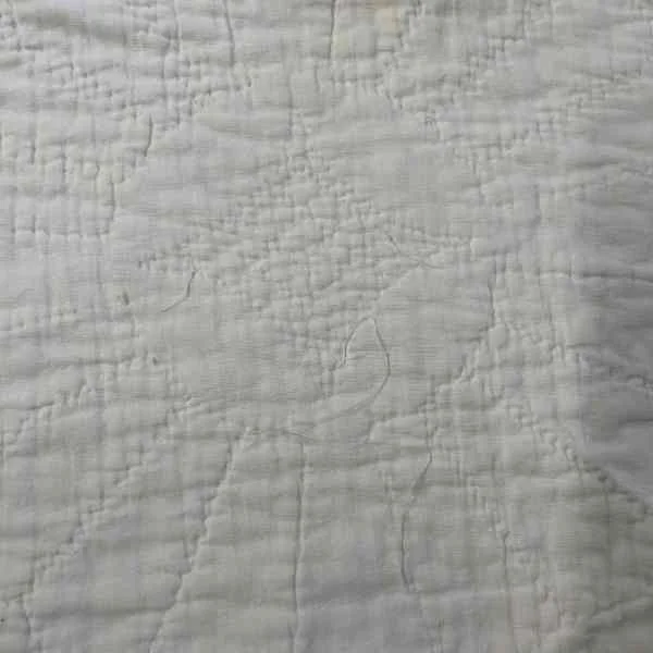 Quilt on a Dresden Plate Quilt which became loose
