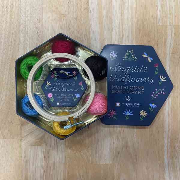 Ingrid’s Wildflowers Mini Blooms Embroidery Kit