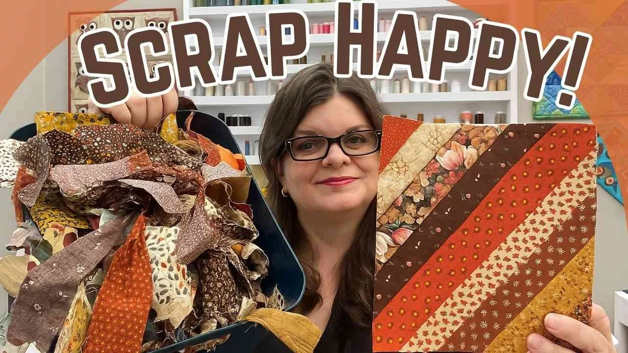 Large Thumbnail to Scrap Happy String Quilt Tutorial