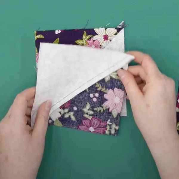 Two Half Square Triangle Blocks