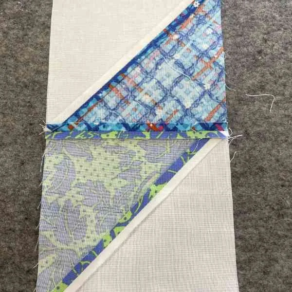 Pressing seams open