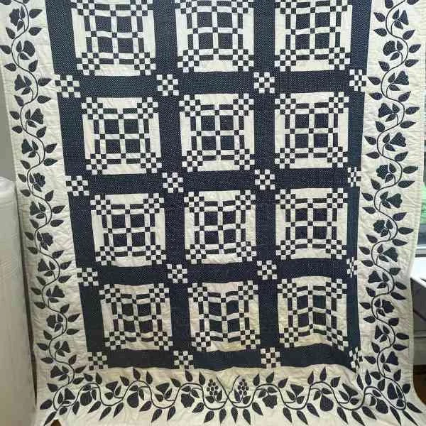 Old Blue and White Quilt