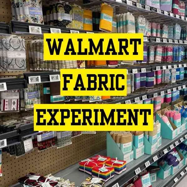 The Walmart Fabric Experiment
