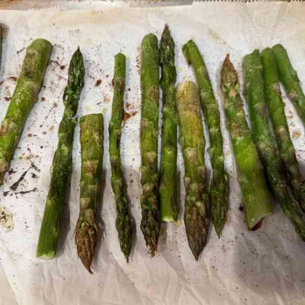 Roasted asparagus 