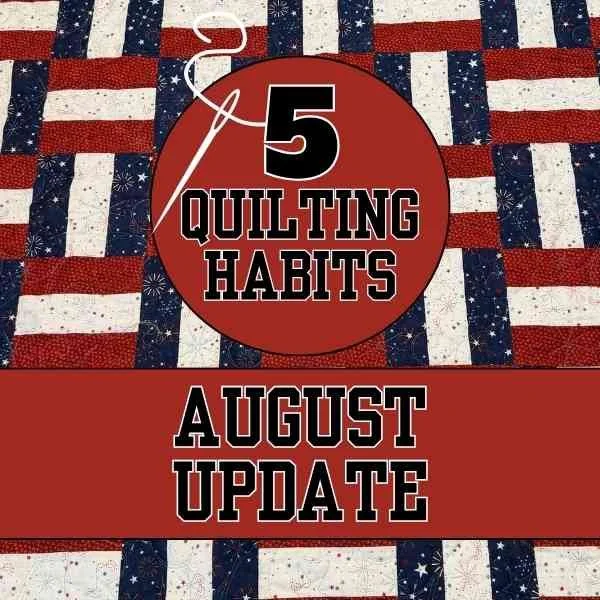 August Quilting Goals Update