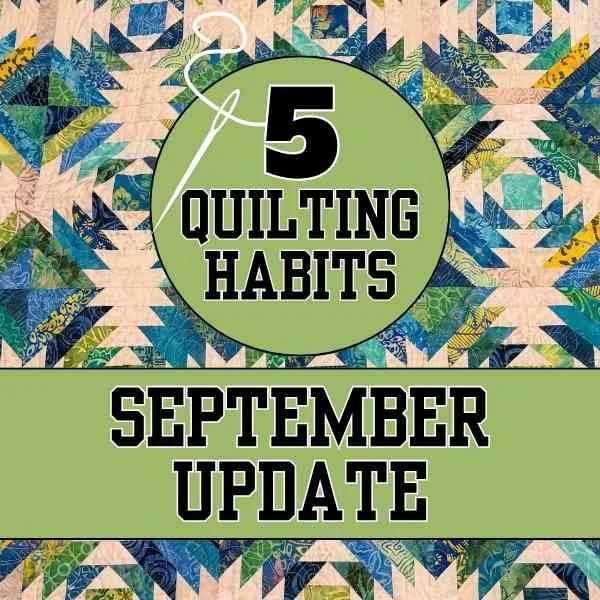 September Quilting Goals Update