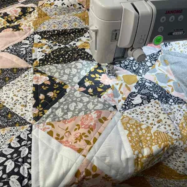 Just One Layer Cake Hourglass Quilt — Sew The Distance