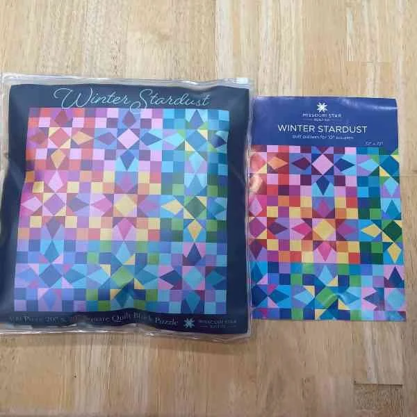 Winter Stardust Pattern & Puzzle