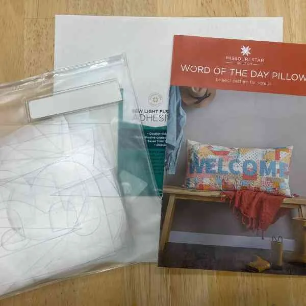 Alphabet Templates, Pattern, & Sew Light Fusible