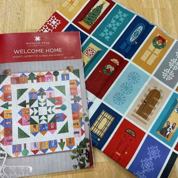 Welcome Home Fabric Panel & Pattern