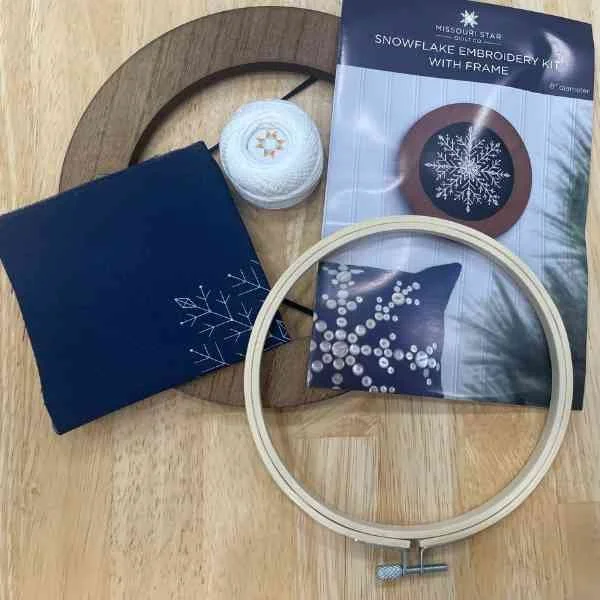 Snowflake Embroidery Kit